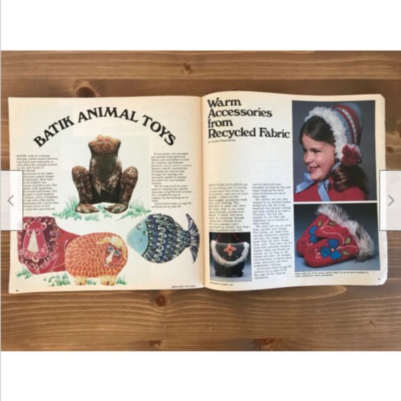 Vtg Needlecraft for Today Sep/Oct 1979 Craft Magazine Hooked Rug Halloween Batik - Picture 2 of 6